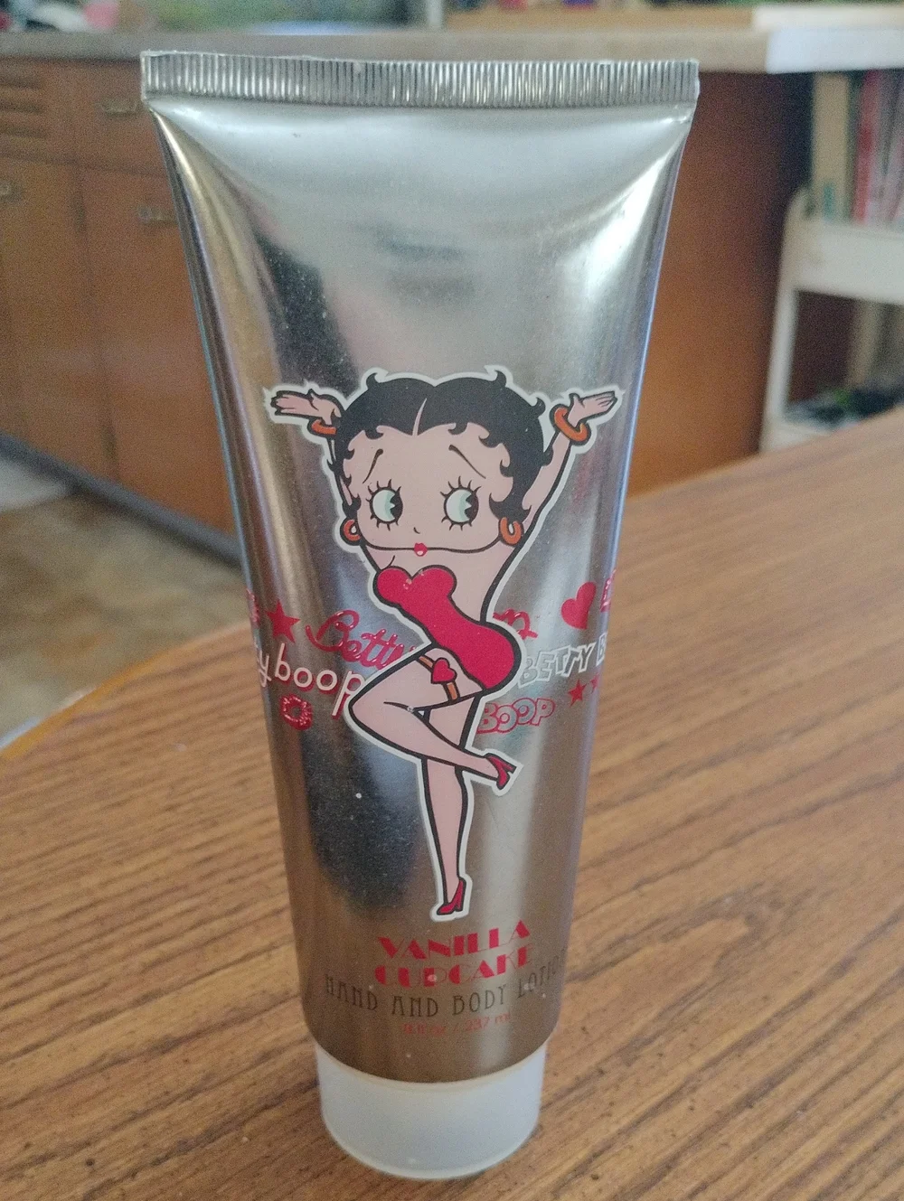 Betty Boop Sented Hand & Body Lotion with Red Artwork